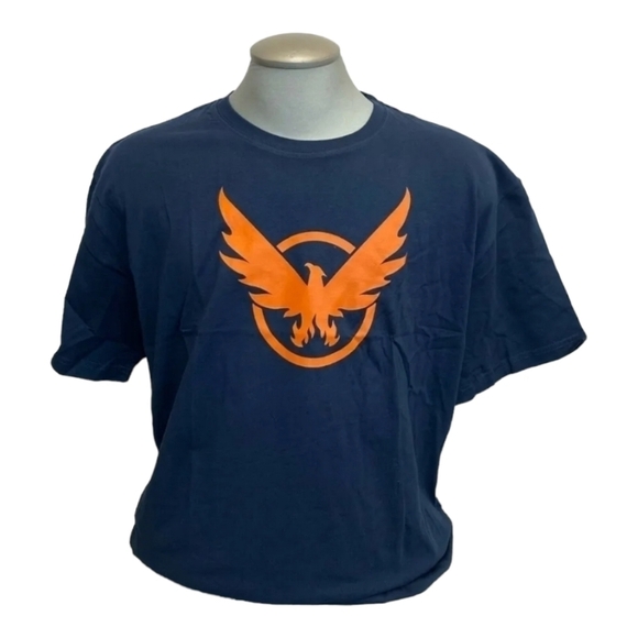Navy Blue Size Large Tom Clancy's Division Eagle T-shirt - Picture 1 of 6